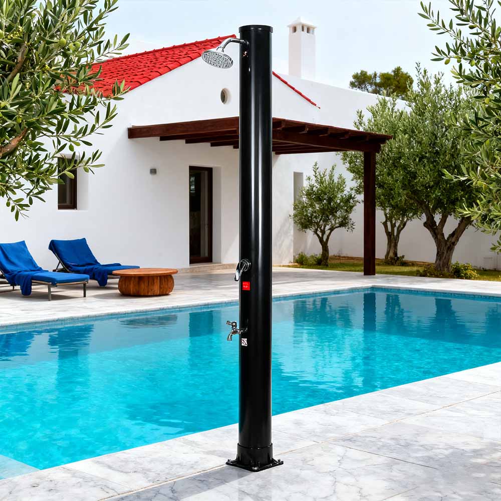 LY35L06 Pancuran Tenaga Surya Ramah Lingkungan Luar Ruangan Portabel