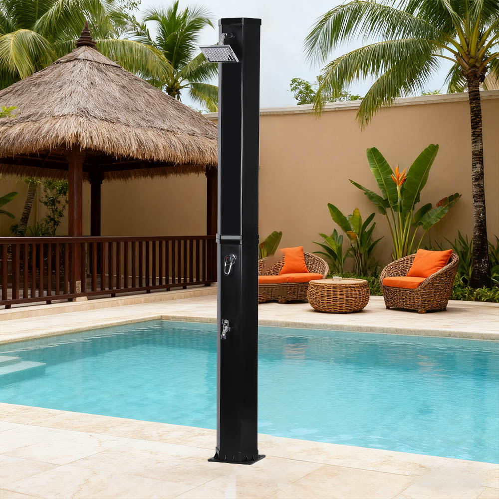 LY60L01 Kepala Pancuran Hujan Ekstra Besar Pancuran Tenaga Surya Taman