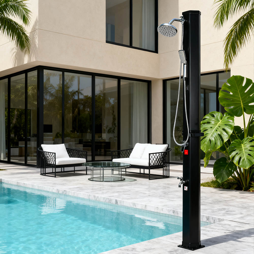 LY35L09 Pancuran Tenaga Surya Luar Ruangan Dengan Mudah Dibawa Dan Diangkut